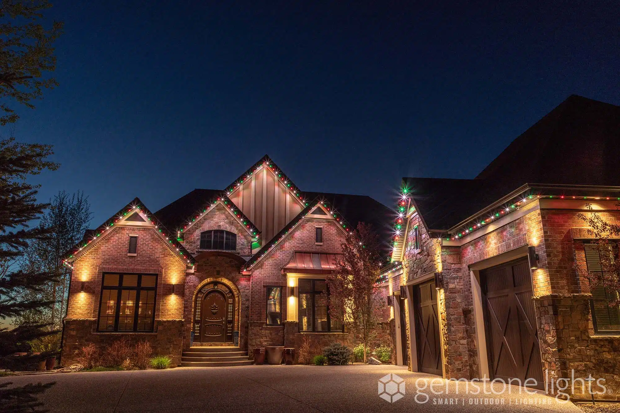 Permanent christmas lights in ore creek